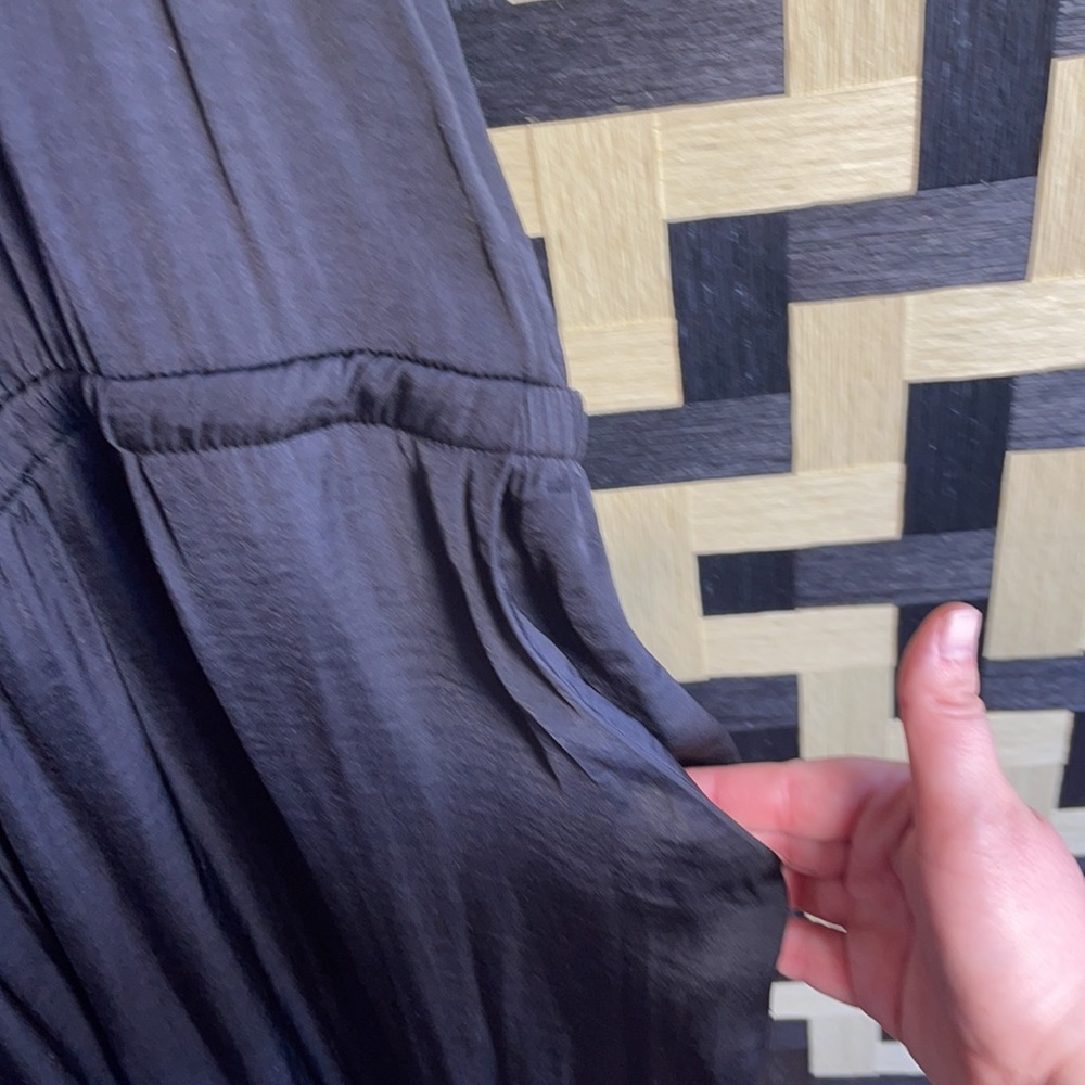 Vince Camuto Hammered Satin Jumpsuit - Picture 7 of 9